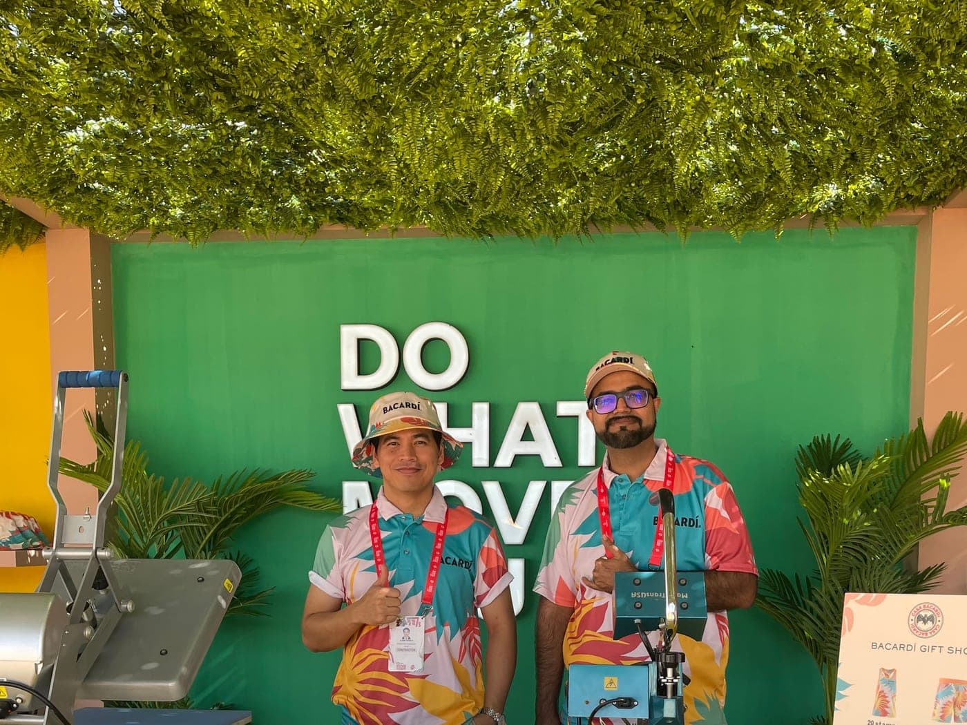 Bacardi — Rugby Sevens festival pop-up