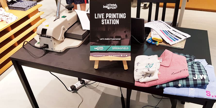 Springfield — Live printing station setup